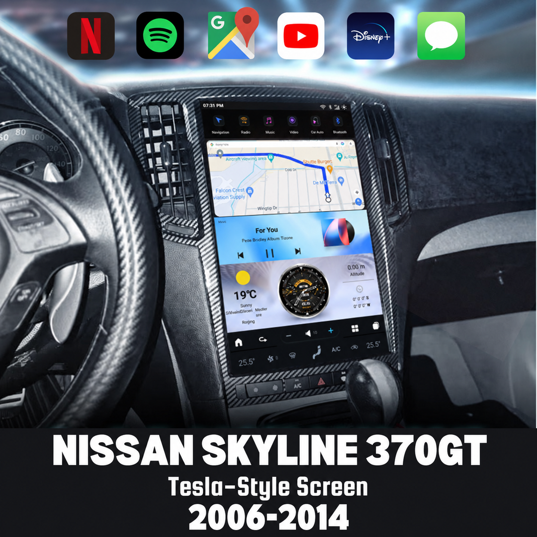 Skyline 370GT Android 13 14.4 inch Tesla-style screen