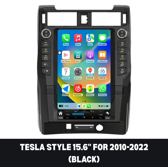Toyota 4Runner 15.6-inch Tesla-style screen in black finish for 2010-2022