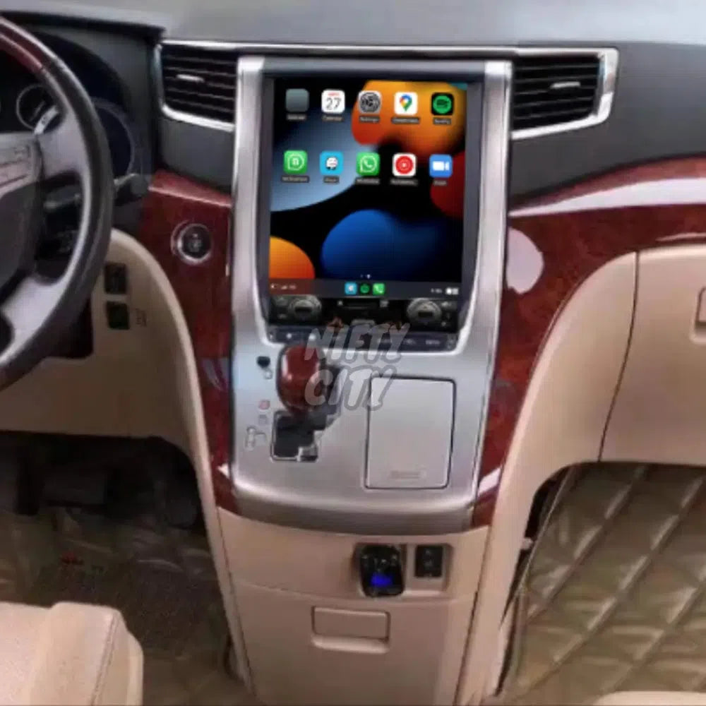 Toyota Alphard 2008-2014 Apple CarPlay & Android Auto Tesla-Style - Nifty City