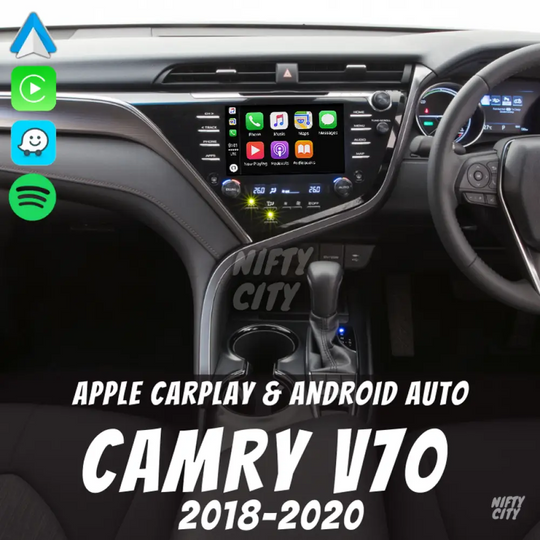 Toyota Camry 2018-2020 Apple CarPlay & Android Auto OEM Integration - Nifty City