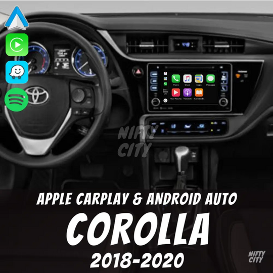 Toyota Corolla 2018-2020 Apple CarPlay & Android Auto OEM Integration - Nifty City