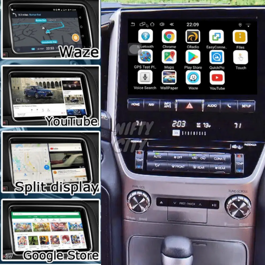 Toyota LandCruiser 200 2014-2020 Apple CarPlay & Android Auto (Advanced) - Nifty City