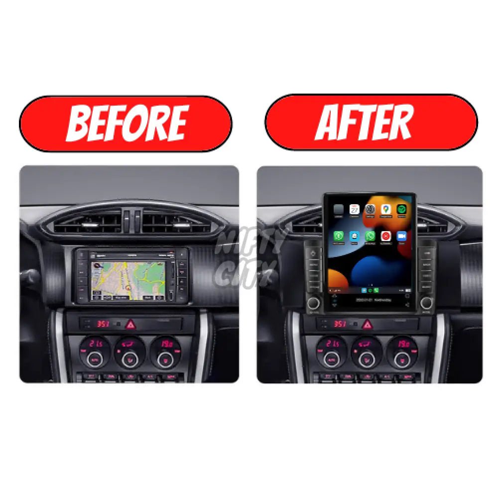Toyota GT 86 2012-2016 Apple CarPlay & Android Auto Tesla-Style - Nifty City