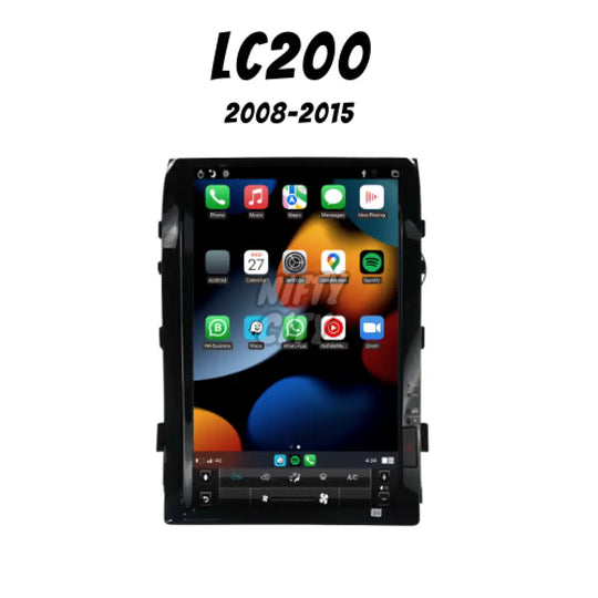 Toyota LC 200 2008-2020 Apple CarPlay & Android Auto Tesla-Style - Nifty City