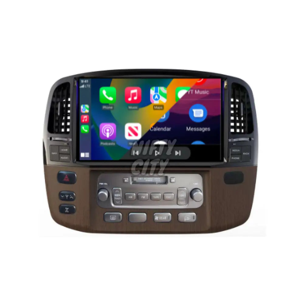 Toyota LC100 2003-2007 Apple CarPlay & Android Auto Ultra-Wide Screen 12.3" - Nifty City