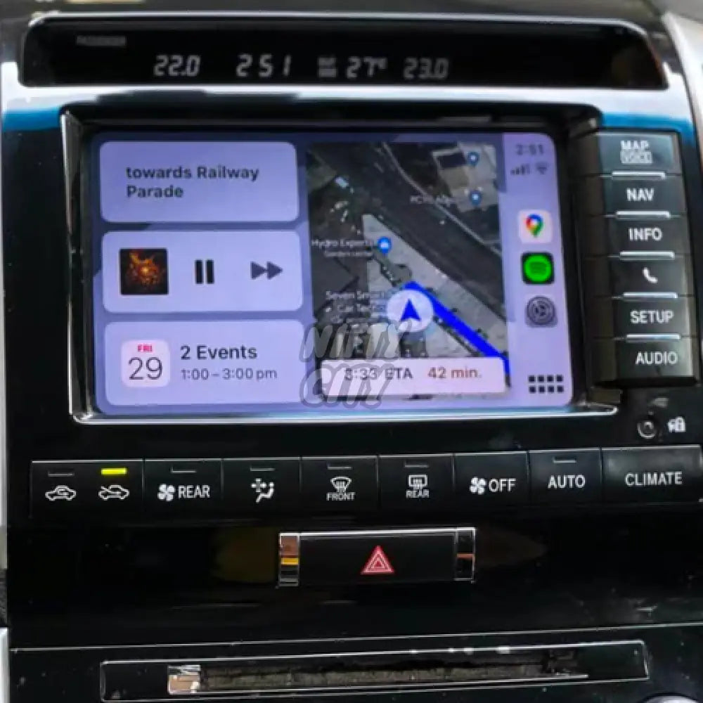 Toyota LC200 2008-2014 Apple CarPlay & Android Auto OEM Integration - Nifty City