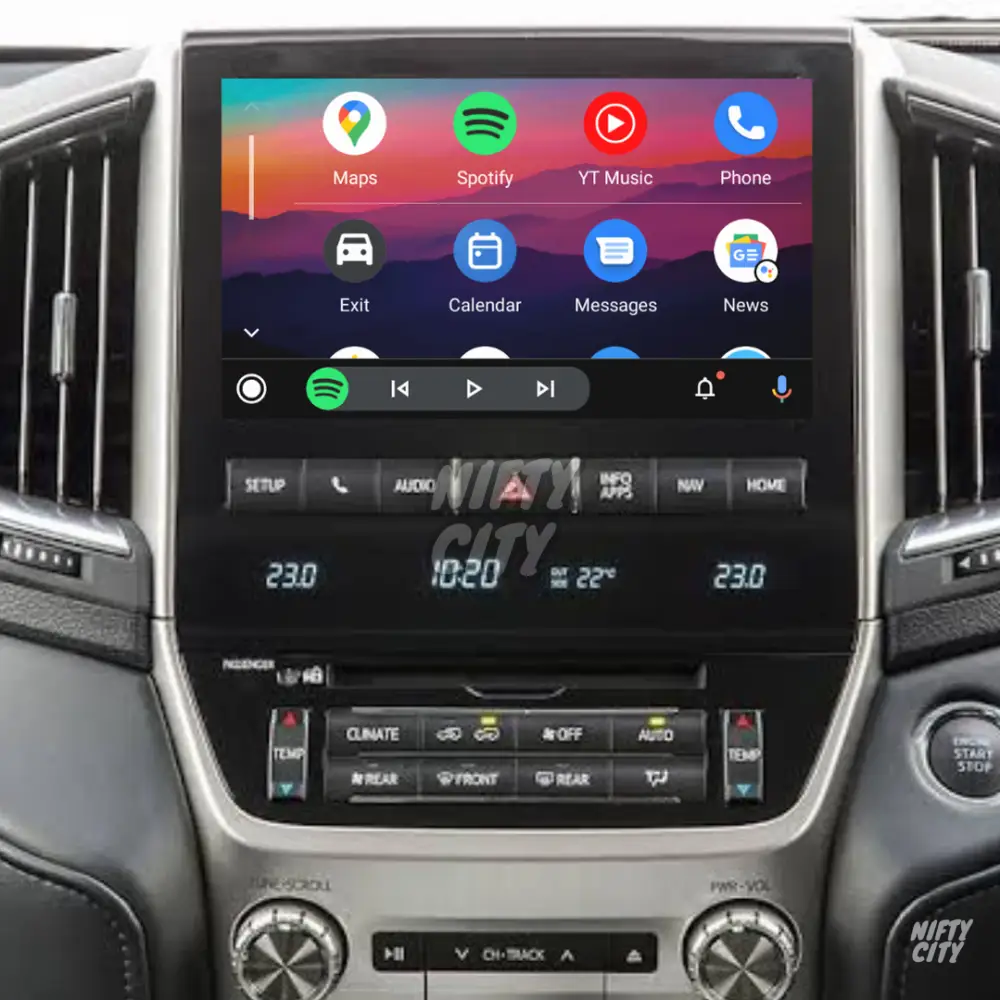 Toyota LC200 2014-2021 Apple CarPlay & Android Auto OEM Integration - Nifty City