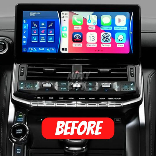 Toyota LC300 2022-2024 Apple CarPlay & Android Auto Full Screen! - Nifty City