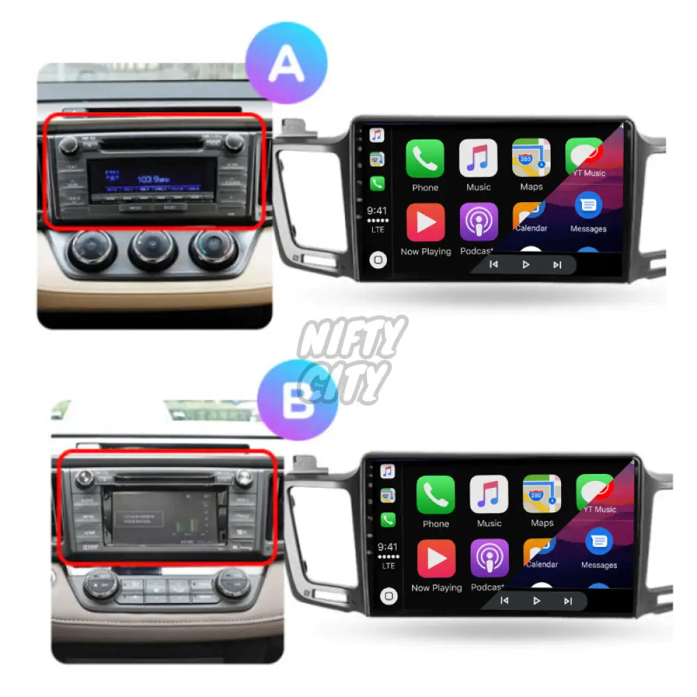 Toyota RAV4 2005-2020 Apple CarPlay & Android Auto Integration - Nifty City