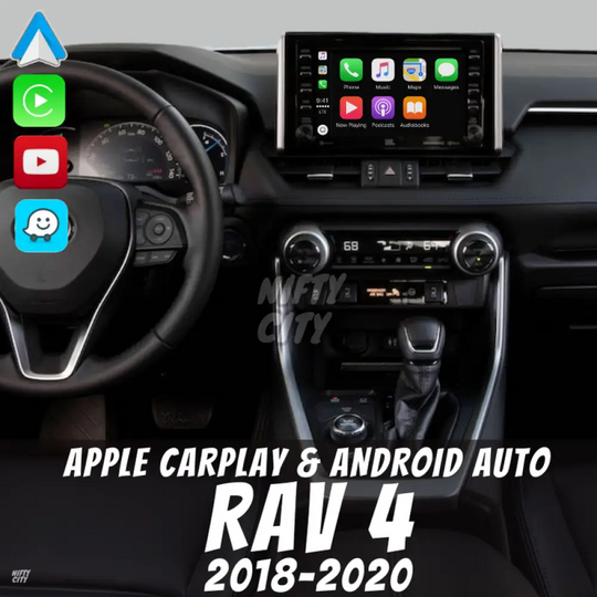 Toyota RAV4 2018-2020 Apple CarPlay & Android Auto OEM Integration - Nifty City