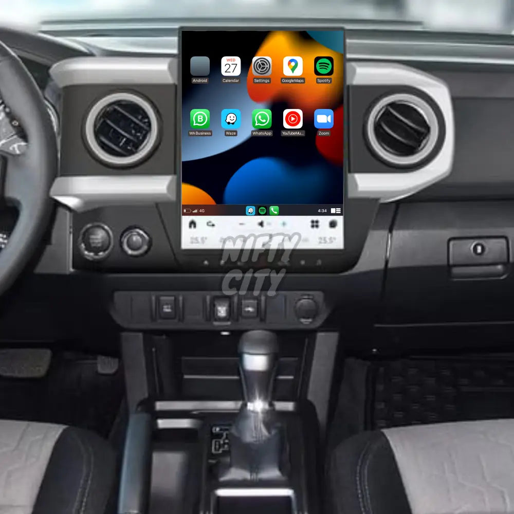 Toyota Tacoma 2005-2022 Apple CarPlay & Android Auto Tesla-Style - Nifty City
