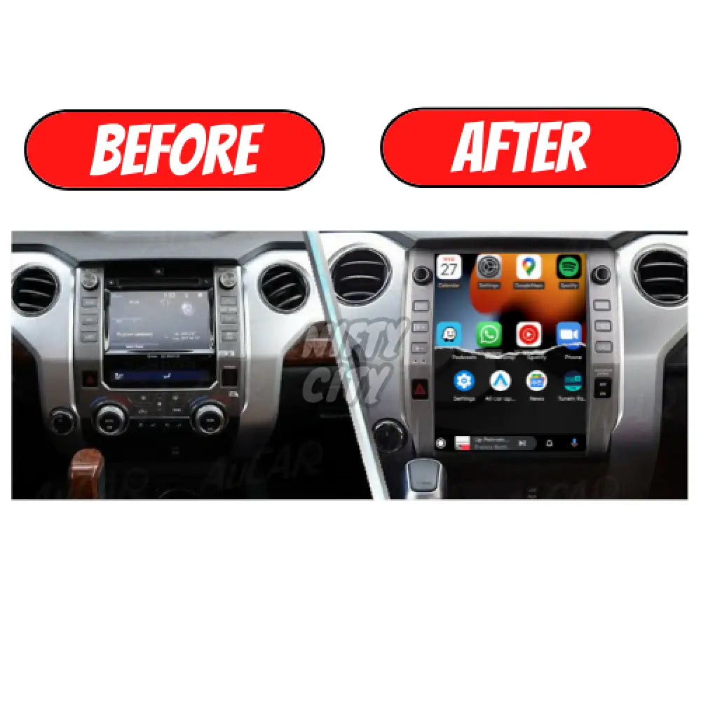 Toyota Tundra 2007-2020 Apple CarPlay & Android Auto Tesla-Style - Nifty City