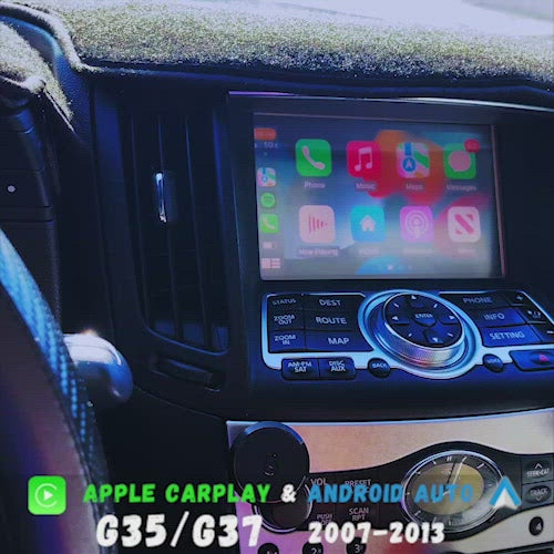 Infiniti G37 2007-2013 Apple CarPlay & Android Auto (Advanced)