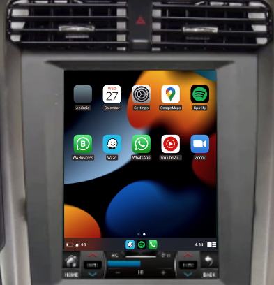 Ford Mondeo 2013-2019 Apple CarPlay & Android Auto Tesla-Style - Nifty City