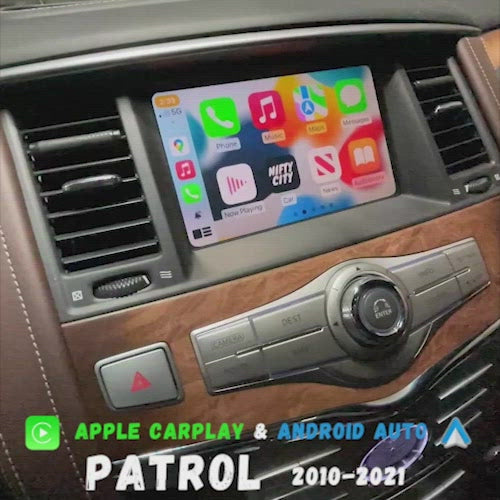 Nissan Patrol 2010-2023 Apple CarPlay & Android Auto Y62