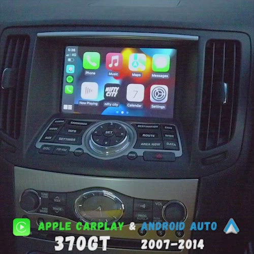 Nissan Skyline 370GT 2007-2014 Apple CarPlay & Android Auto (Advanced)