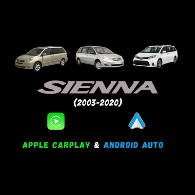 Toyota Sienna 2003-2020 Apple CarPlay & Android Auto Integration - Nifty City