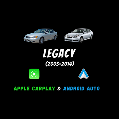 Subaru Legacy 2003-2014 Apple CarPlay & Android Auto Integration - Nifty City