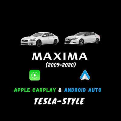 Nissan Maxima 2009-2020 Apple CarPlay & Android Auto Tesla-Style - Nifty City