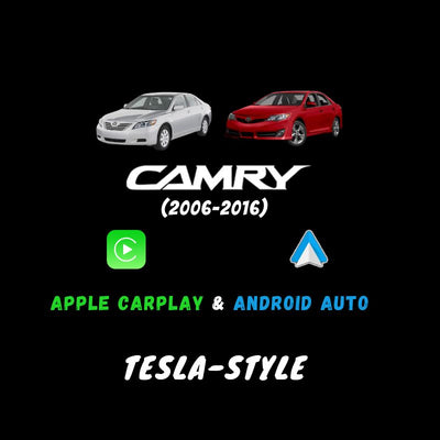 Toyota Camry 2006-2016 Apple CarPlay & Android Auto Tesla-Style - Nifty City