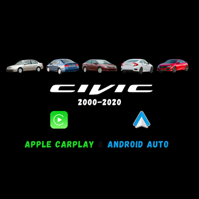 Honda Civic 2000-2020 Apple CarPlay & Android Auto Integration - Nifty City