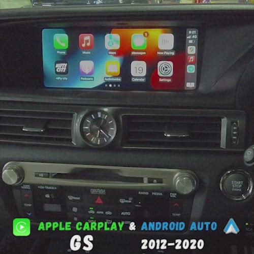 Lexus GS 350/450h 2012-2020 Apple CarPlay & Android Auto (Advanced)