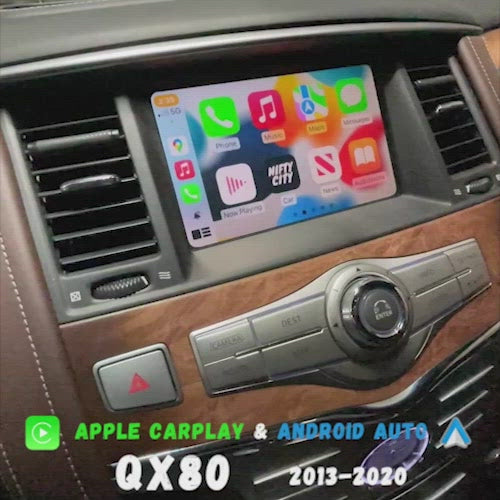 Infiniti QX80 2013-2020 Apple CarPlay & Android Auto Interface (Advanced)