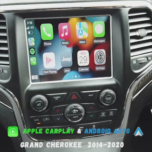 Jeep Grand Cherokee 2014-2020 Apple CarPlay & Android Auto