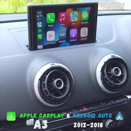 Audi A3 2012-2018 Apple CarPlay & Android Auto OEM Integration