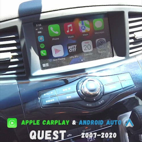 Nissan Quest 2007-2020 Apple CarPlay & Android Auto OEM Integration