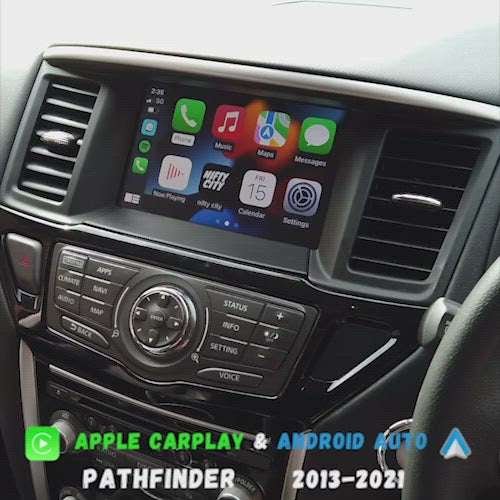 Nissan Pathfinder 2013-2021 Apple CarPlay & Android Auto Integration