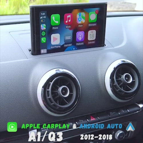 Audi A1/Q3 2012-2018 Apple CarPlay & Android Auto OEM Integration