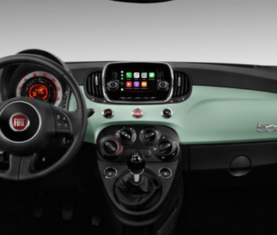 Fiat 500/500E 2015-2020 Apple CarPlay & Android Auto OEM Integration - Nifty City