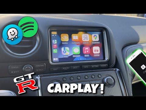 Nissan GT-R 2008-2015 R35 Apple CarPlay & Android Auto OEM Integration