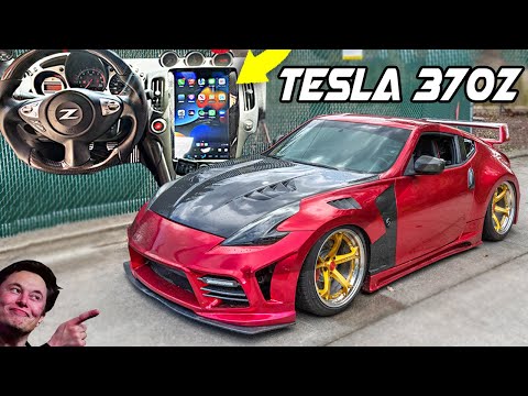 Nissan 370Z 2009-2021 Apple CarPlay & Android Auto Tesla Screen 13.6"