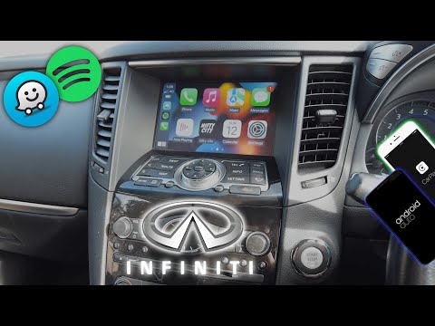 Infiniti QX70 2011-2018 Apple CarPlay & Android Auto (Advanced)